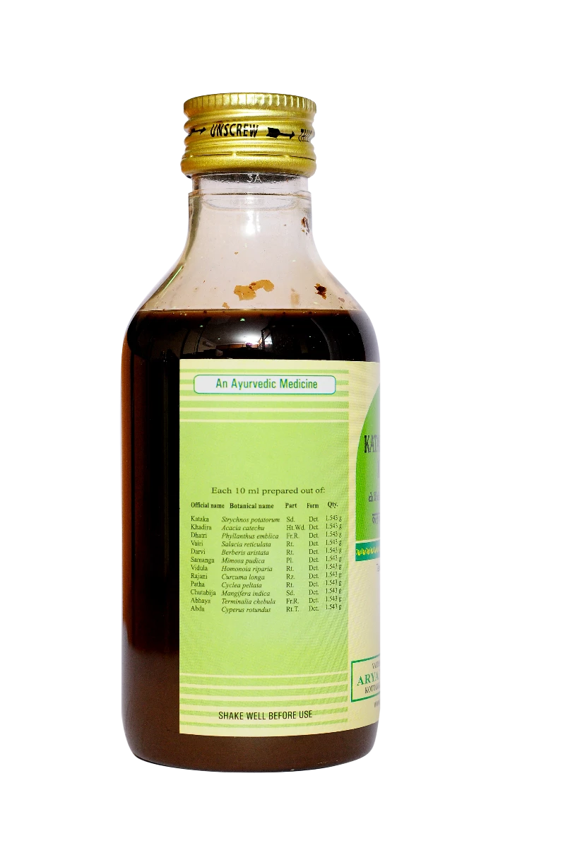 Kottakkal Arya Vaidyasala Katakakhadiradi Kashayam, 200 ml-2.webp
